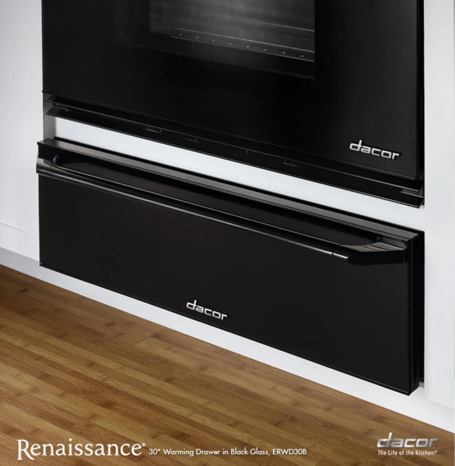 Dacor ERWD27B Black Glass