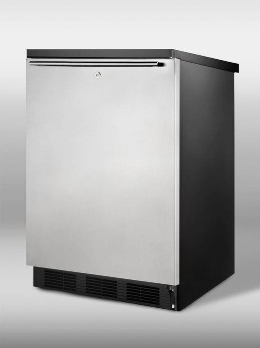 Summit FF7LBLSSHH Stainless Door with Horizontal Thin Handle