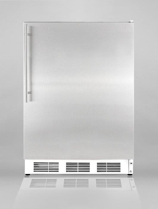 Summit SCFF55ADASSHV Stainless Door with Vertical Thin Handle