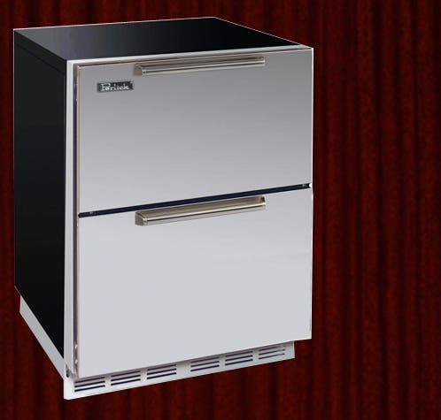 Perlick HA24FB6 Integrated Wood Overlay Drawers