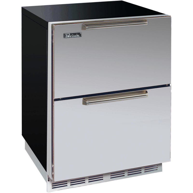 Perlick HA24RB6 Integrated Wood Overlay Drawers
