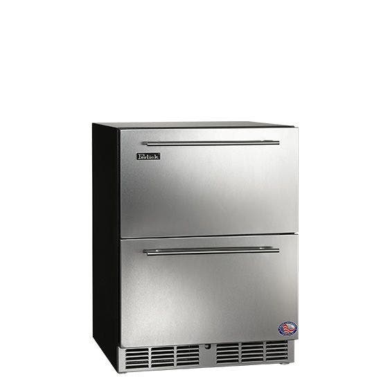 Perlick HA24RB5 Solid Stainless Steel Drawers
