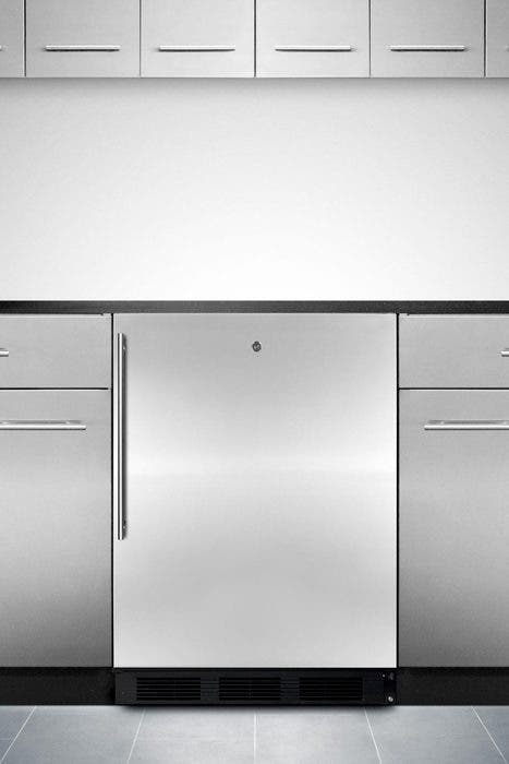 Summit AL752LBLSSHV Stainless Door with Vertical Thin Handle
