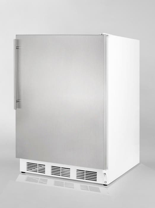 Summit FF67ADASSHV Stainless Door with Vertical Thin Handle