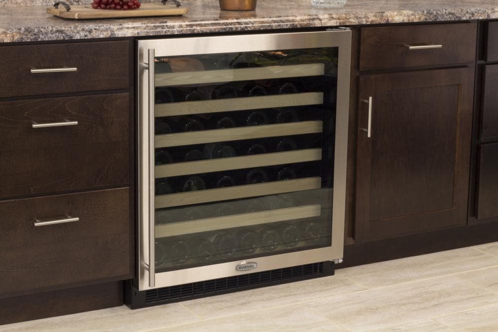 Marvel 8SWCEBSGL Stainless Steel Frame Glass Door