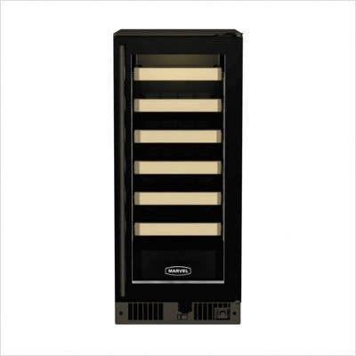 Marvel 3SWCEBBGL Black Frame Glass Door