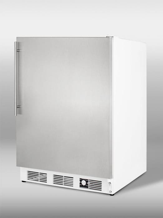 Summit SCFF55IMSSHV Stainless Door with Vertical Thin Handle