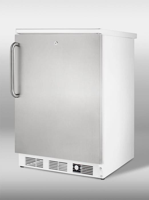 Summit SCFF55LIMSSTB Stainless Door with Pro Handle