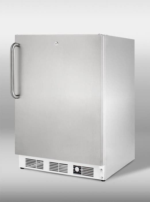 Summit SCFF55LIMCSS Stainless Cabinet with Pro Handle