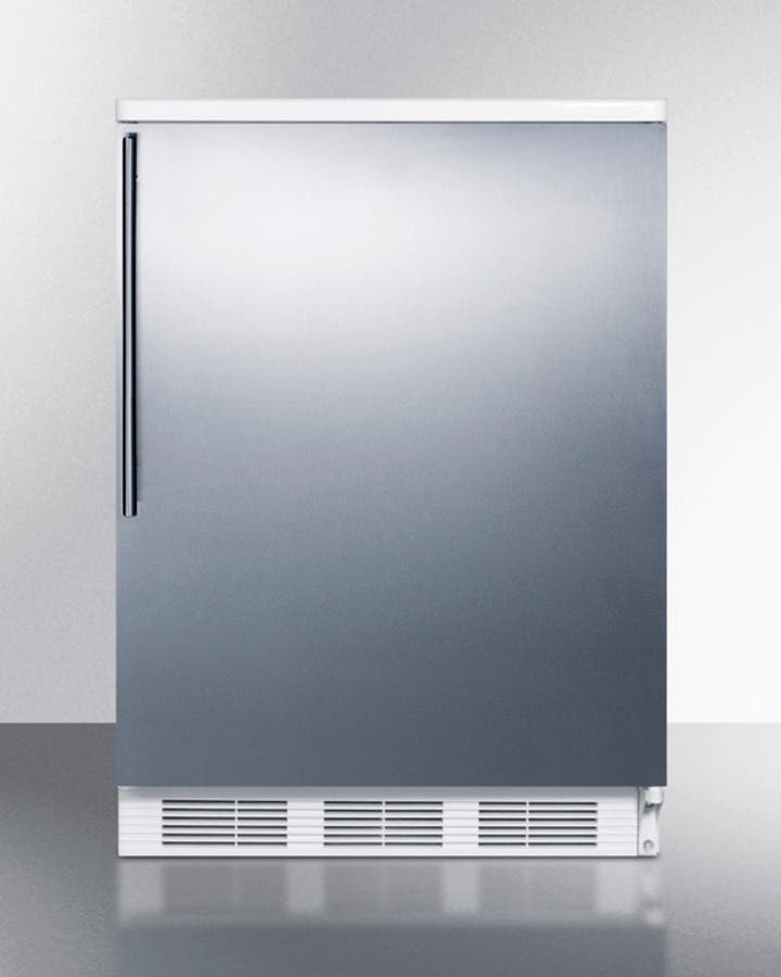 Summit FF6BISSHV Stainless Door with Vertical Thin Handle