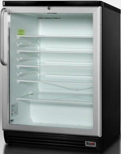 Summit SCR600BLADABITB Stainless Pro Vertical Handle