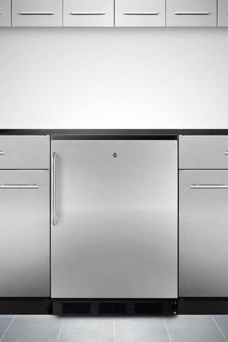 Summit FF7LBLBISSTB Stainless Door with Pro Handle