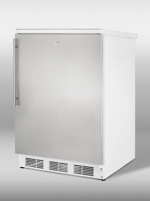 Summit CT66LSSHV Stainless Door with Vertical Thin Handle
