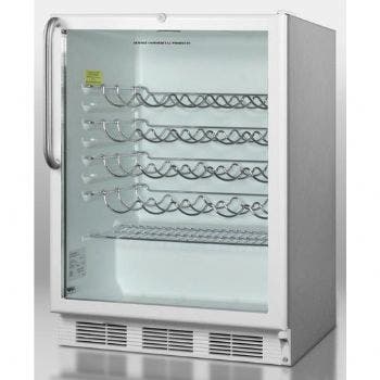 Summit SWC6GBLADABICSS Stainless Cabinet/Handle