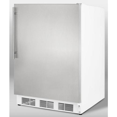 Summit BI540LSSHV Stainless Door with Vertical Thin Handle