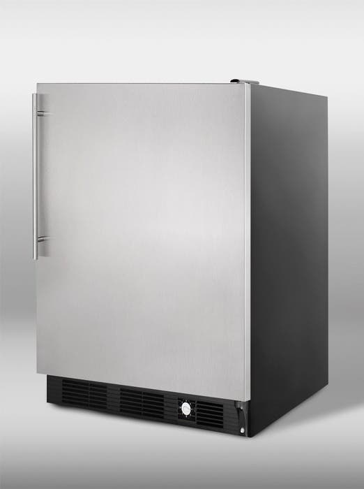 Summit SCFF55BIMSSHV Stainless Door with Vertical Thin Handle