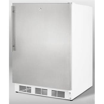 Summit FF6L7ADASSHV Stainless Door with Vertical Thin Handle