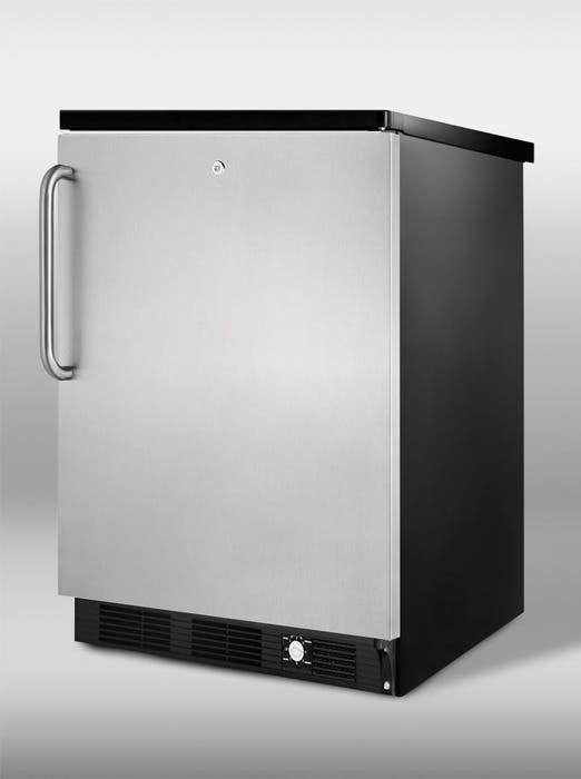 Summit SCFF55LBLIMSSTB Stainless Door with Pro Handle