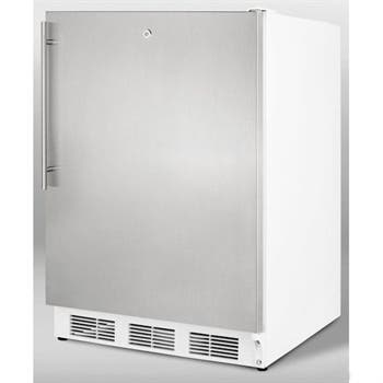 Summit FF6L7BIADASSHV Stainless Door with Vertical Thin Handle