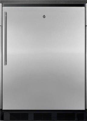 Summit SCFF55LBLADASSHV Stainless Door with Vertical Thin Handle