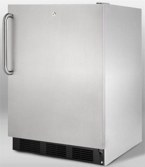 Summit SCFF55LBLADACSS Stainless Cabinet with Pro Handle