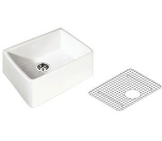 Marvel FS19238 24" Undermount Single Bowl Ceramic Sink