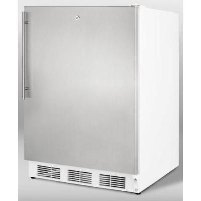 Summit FF6LADASSHV Stainless Door with Vertical Thin Handle