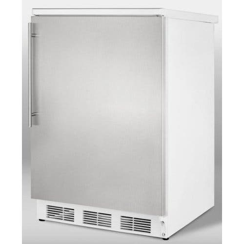Summit FF6BIADASSHV Stainless Door with Vertical Thin Handle