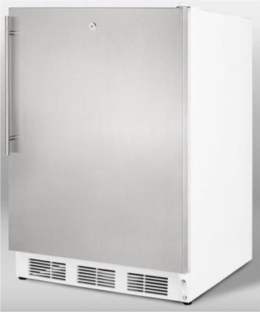Summit FF7LADASSHV Stainless Door with Vertical Thin Handle