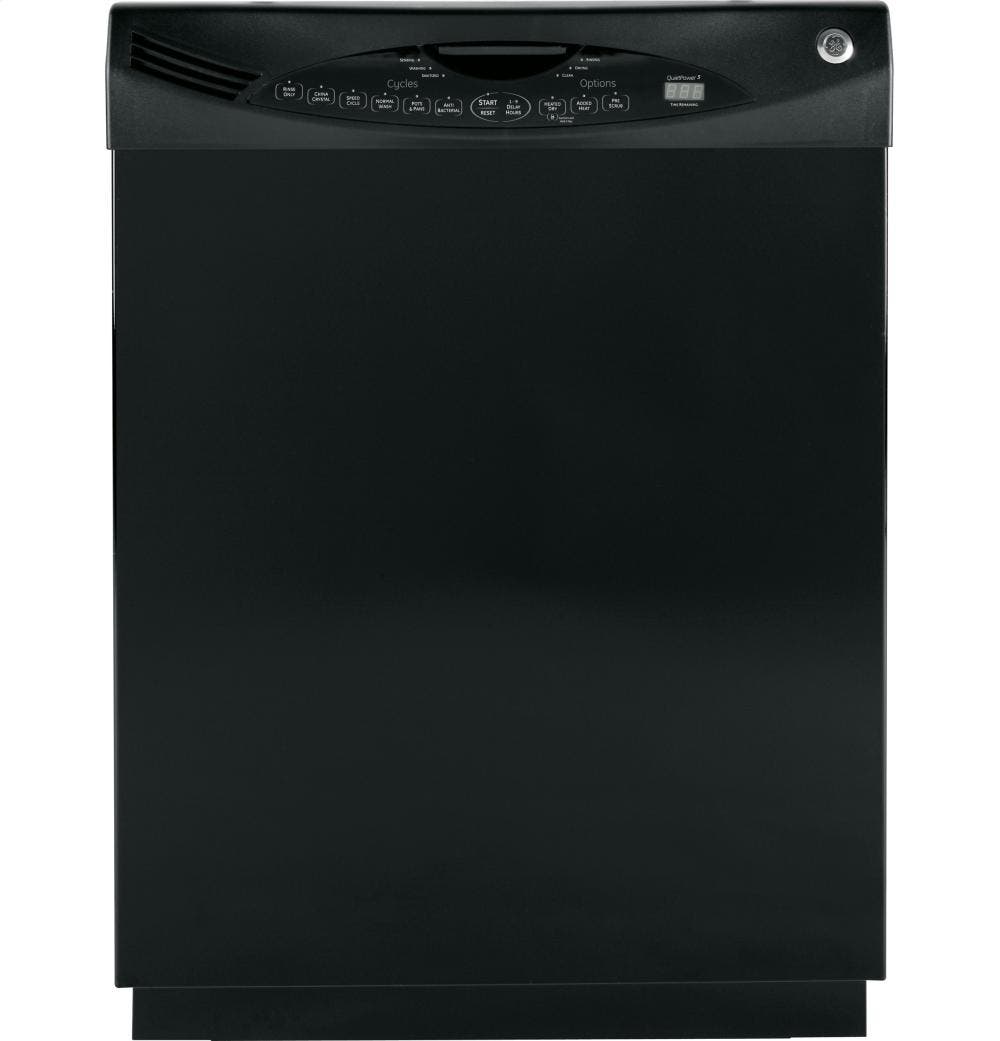 GE GLD6800NBB Black on Black
