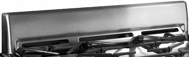 GE JXS80SS Tall Backguard