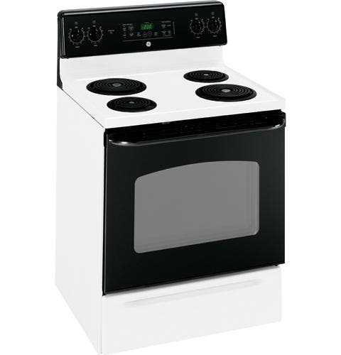 GE JBP35BKWH White with Black Door
