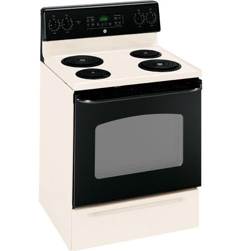GE JBP35BKCT Bisque with Black Door