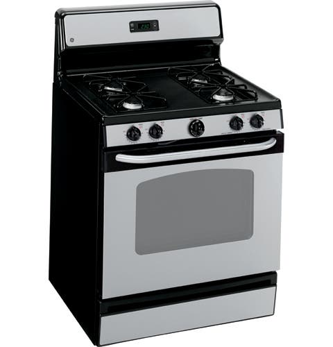 GE JGBS23SELSS Stainless Steel on Black