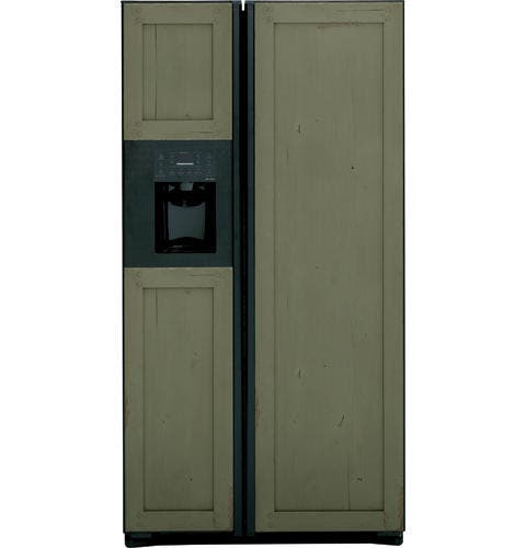 GE PSH23PGTBV Installed Trim/Black Dispenser/Panel Ready