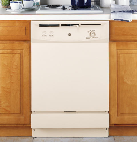 GE GSM2200NCC Full Console Under-the-Sink Dishwasher Bisque