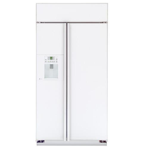 GE PSB42LGRWV White Trim and Dispenser; Requires Custom Panels