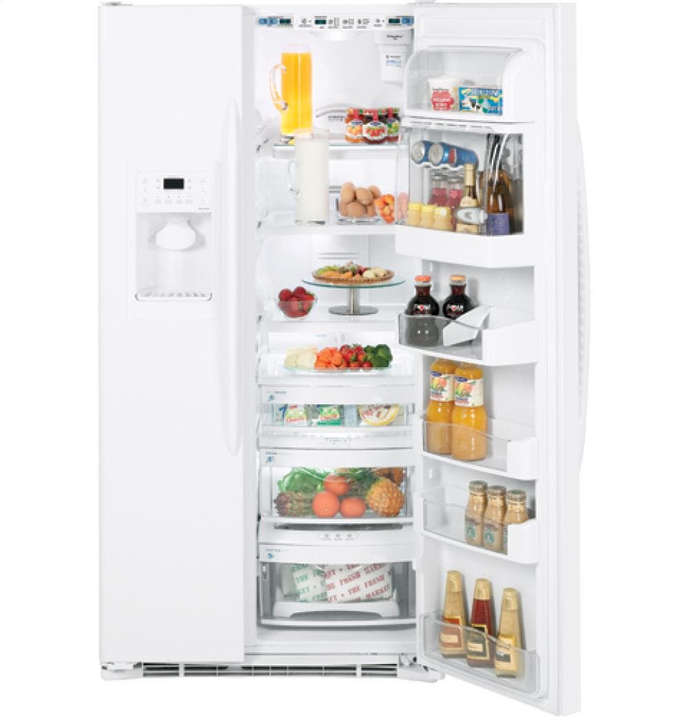 GE PCF25PGTWW White on White