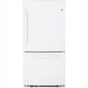 22.7 cu. ft. Bottom Freezer Refrigerator with 4 Adjustable Spillproof Glass Shelves, Two-Level Slide 'n Store System, Adjustable-Humidity Crisper Drawers and Factory-installed Icemaker