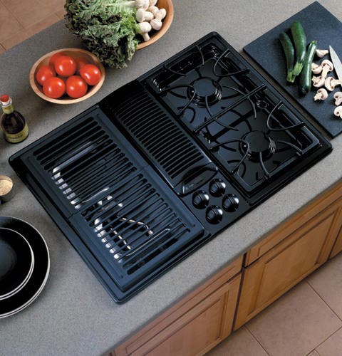 GE JGP979BEFBB Black on Black