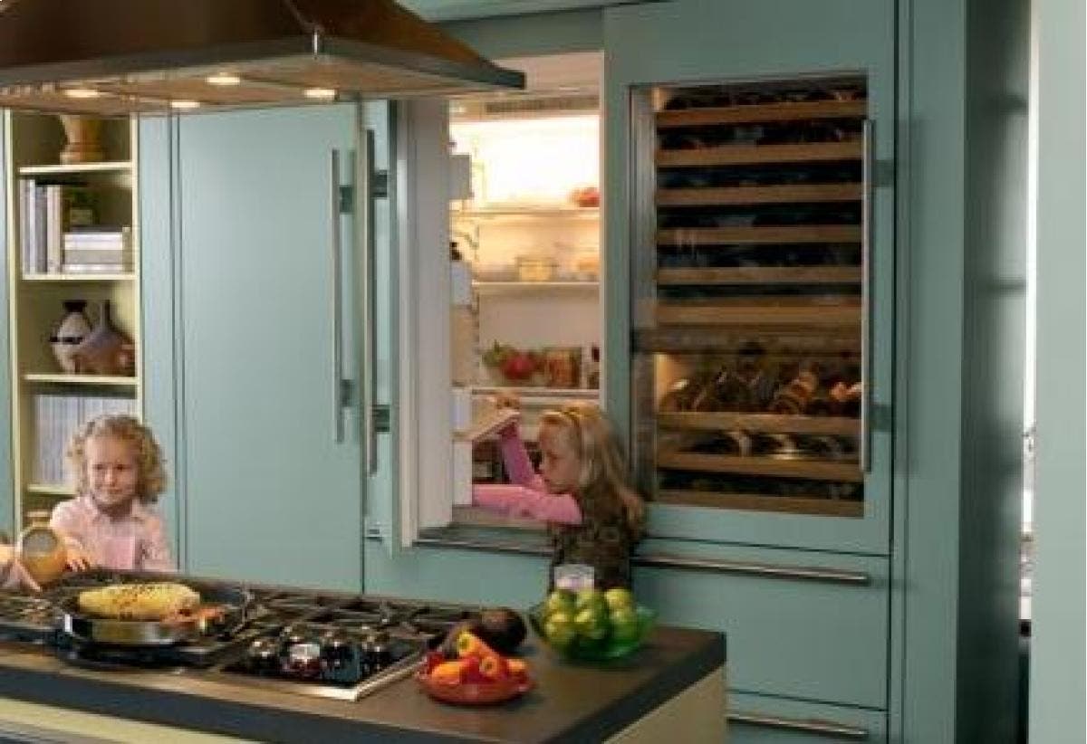 Sub Zero 427RS 27 Inch Built-in Tri Zone Wine/Refrigerator Storag...