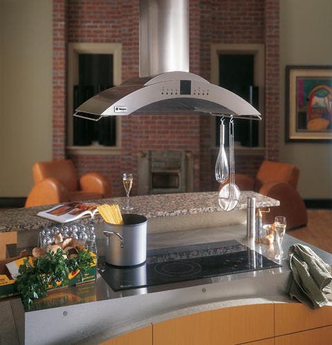 Monogram ZV850SB 36" European-Style Island Vent Hood
