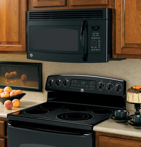 GE JVM1540DMBB 1.5 cu. ft. Over-the-Range Microwave Oven Black