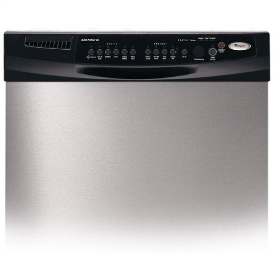Whirlpool GU2500XTPS Stainless Steel/Black Console