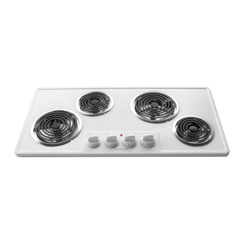 Frigidaire FFEC3603LW 36" Electric Cooktop with 4 Coil Heating Elements