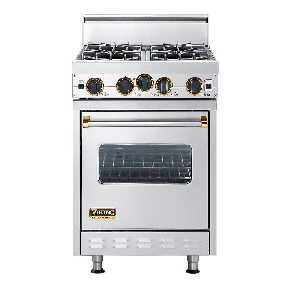 Viking VGIC2454BSSBR Stainless Steel with Brass accent