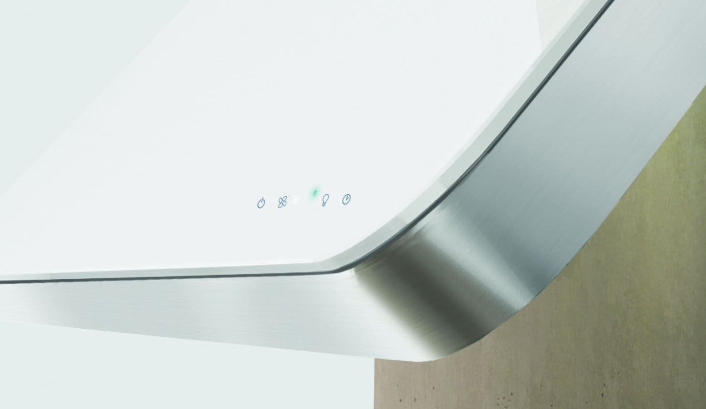 Zephyr AHZM90AWX White Glass