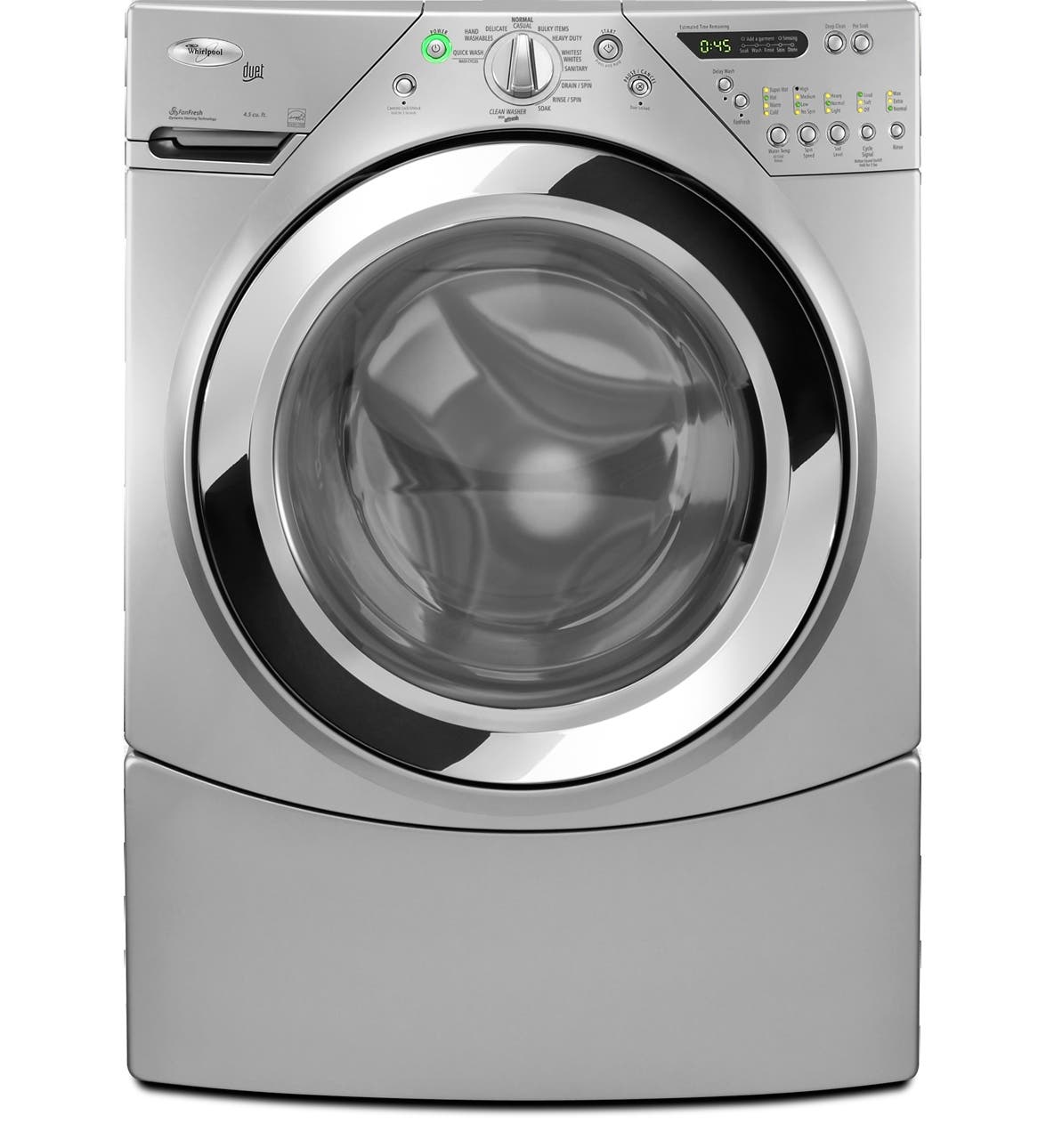 Whirlpool WFW9470WL Lunar Silver