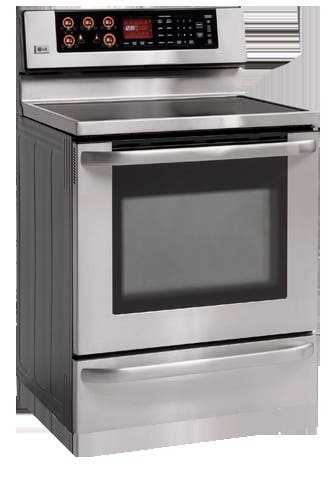 LG LRE30955ST 30" Freestanding Electric Range