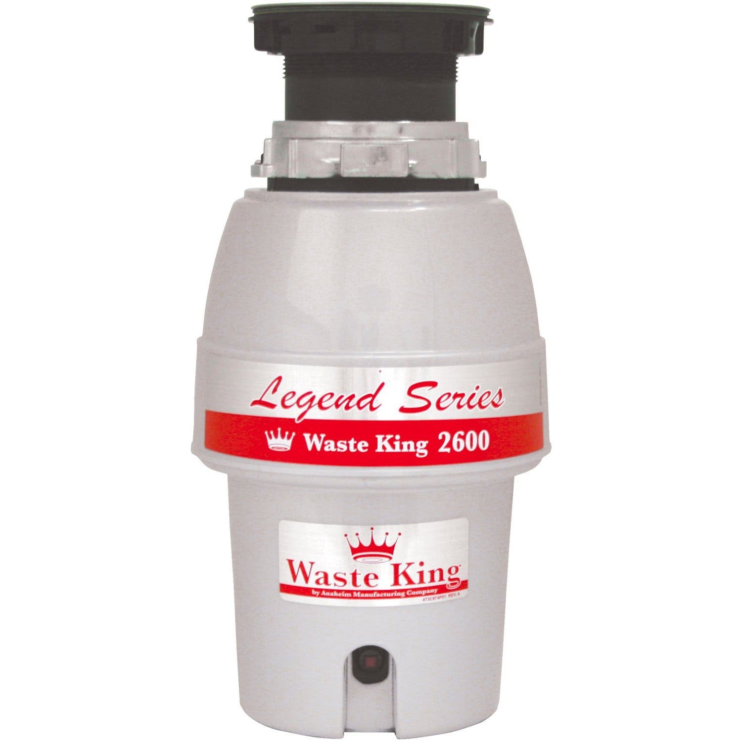 Waste King 2600 1/2 HP Continuous Feed Waste Disposer